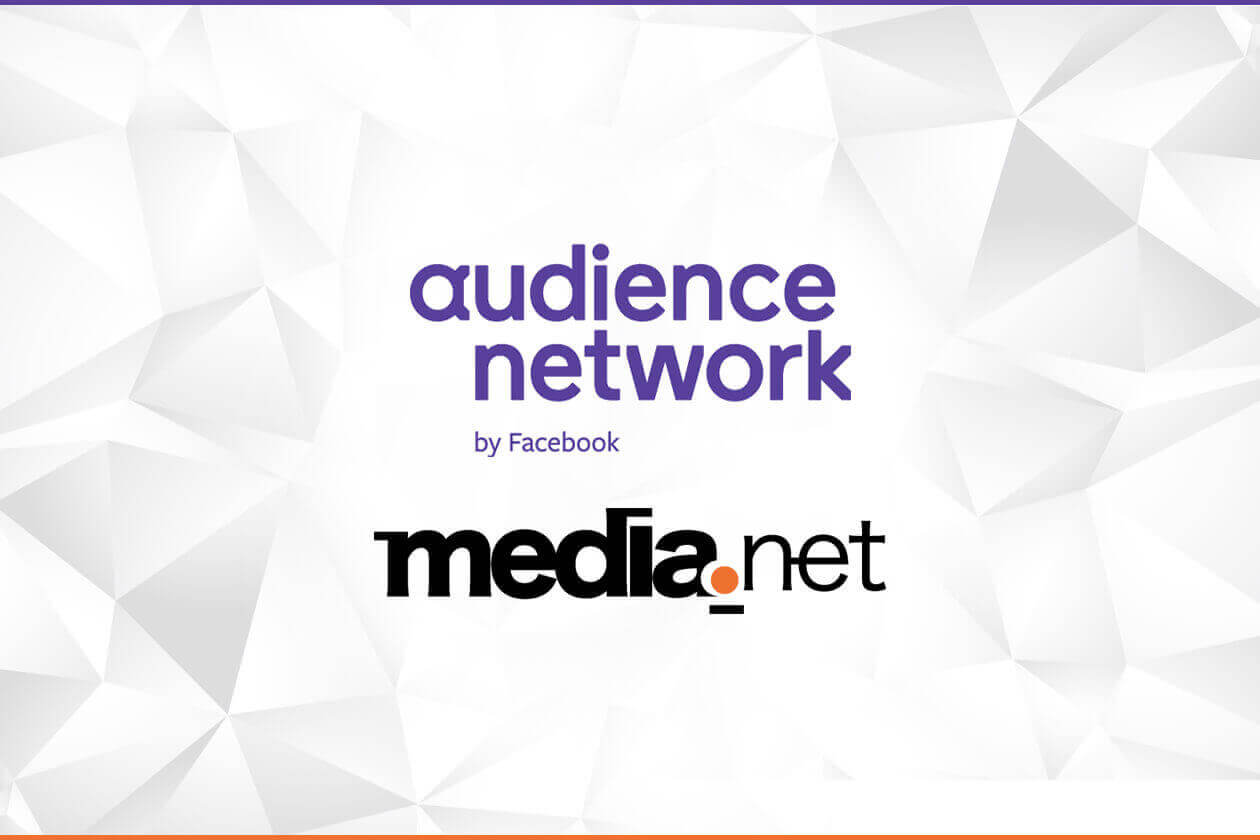 Partnership banner featuring Facebook Audience Network and AdsLoom.net logos, highlighting collaboration to provide publishers access to premium demand from over 4 million advertisers
